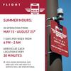 Flight Summer Hours 